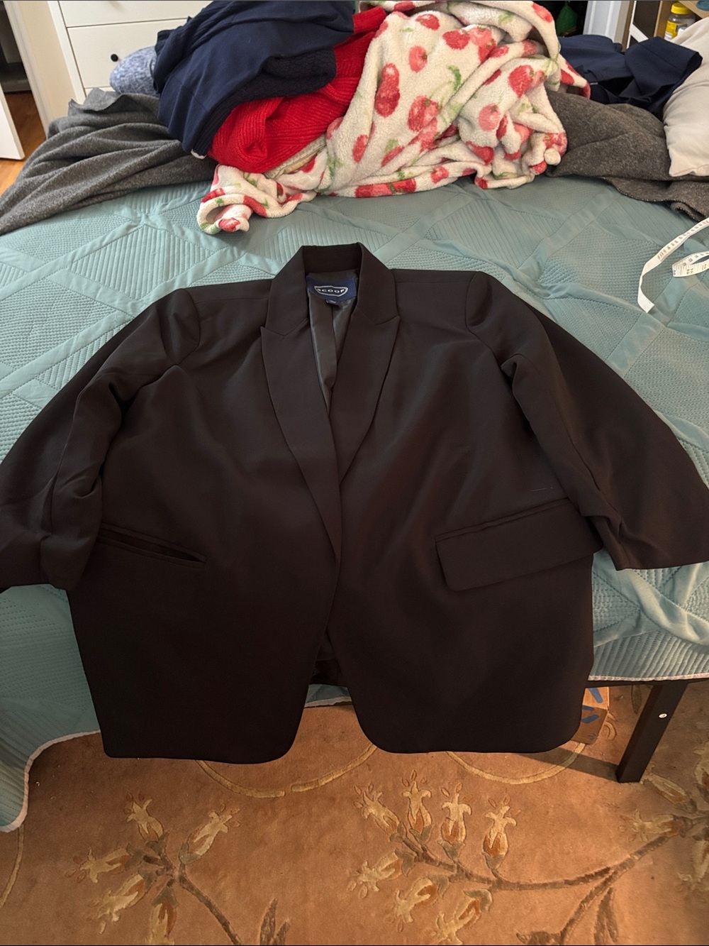Classic Black Women's Blazer Jacket by Scoop